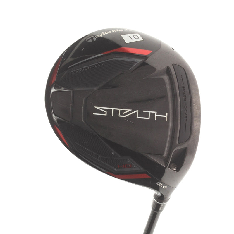 TaylorMade Stealth HD Graphite Mens Right Hand Driver 12* Regular - HZRDUS Smoke RDX Red 60