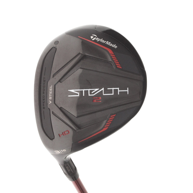 TaylorMade Stealth 2 HD Graphite Mens Left Hand Fairway 3 Wood 16* Regular - Fujikura Speeder NX 50-R