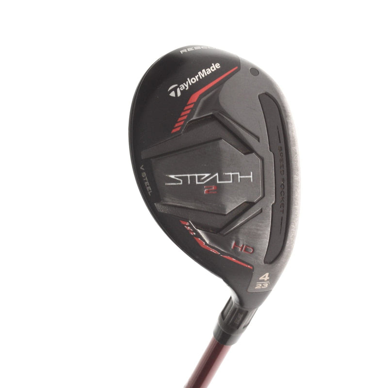 TaylorMade Stealth 2 HD Graphite Mens Right Hand 4 Hybrid 23* Regular - Fujikura Speeder NX Red 50-R