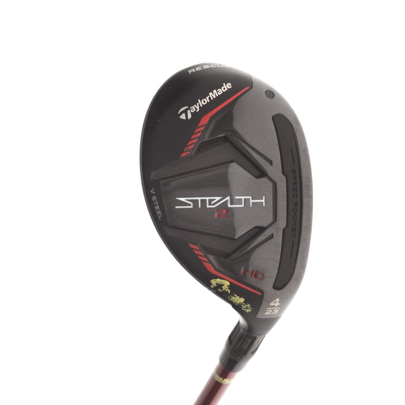 TaylorMade Stealth 2 HD Graphite Mens Right Hand 4 Hybrid 23* Regular - Fujikura Speeder NX Red 50-R