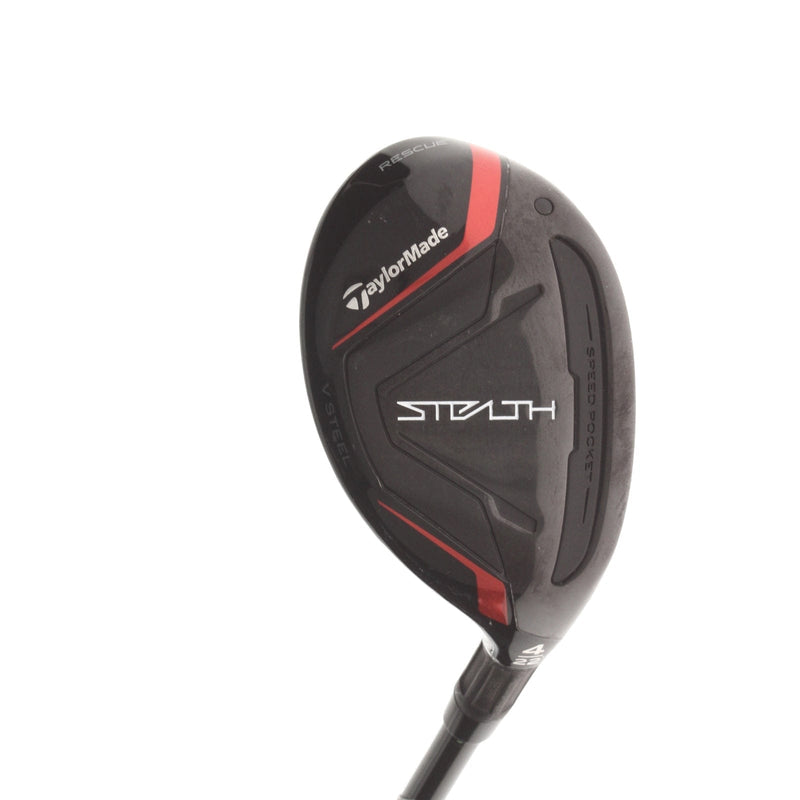 TaylorMade Stealth Graphite Mens Right Hand 4 Hybrid 22* Senior - Fujikura Ventus Red 5-A