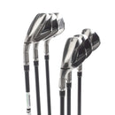 TaylorMade Stealth Graphite Mens Left Hand Irons 6-AW Regular - Ventus Red 6-R