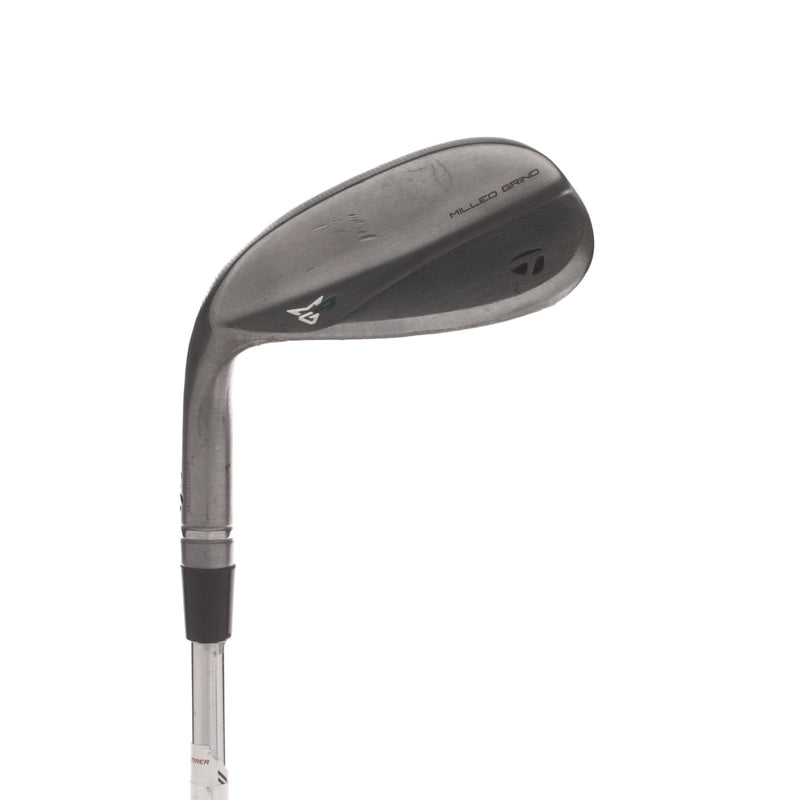 TaylorMade Milled Grind 4 Steel Mens Left Hand Gap Wedge 52* 9 Bounce SB Grind Wedge - Dynamic Gold Wedge 115