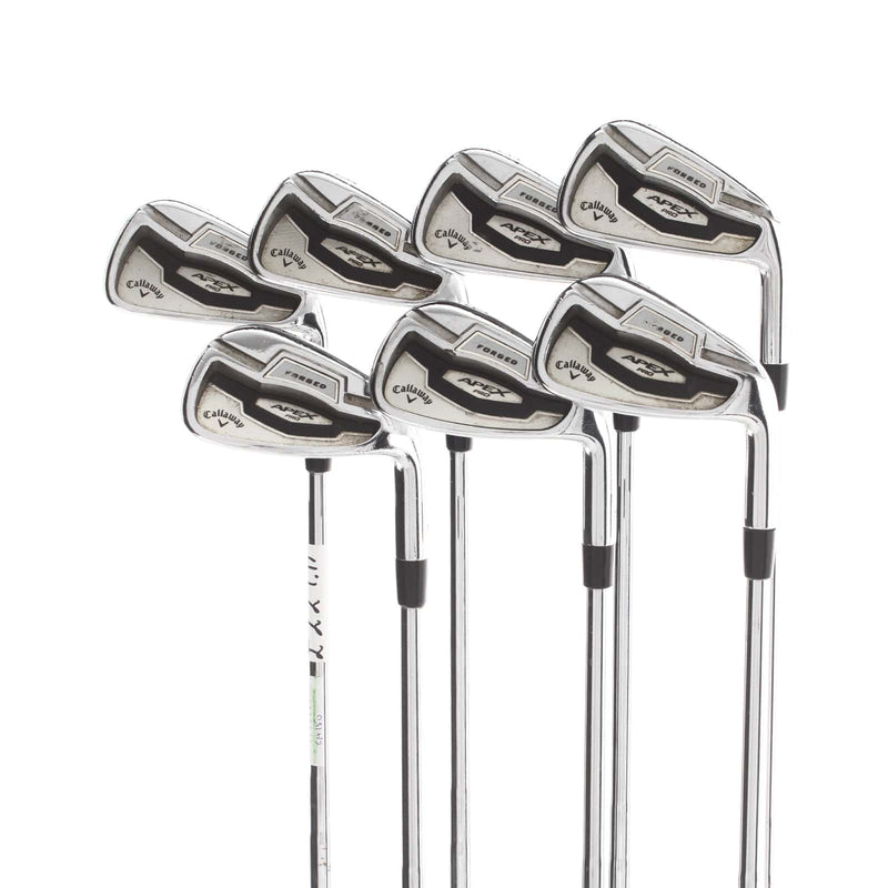 Callaway Apex Pro 16 Steel Mens Right Hand Irons 4-PW Extra Stiff - KBS Tour-V 130