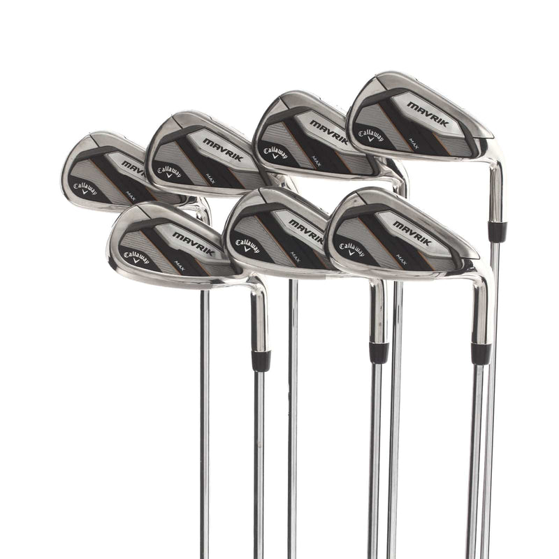 Callaway Mavrik Max Steel Mens Right Hand Irons 5-SW Regular - KBS Max 80