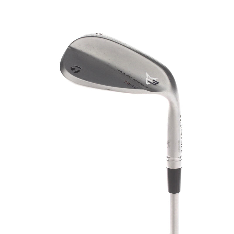 TaylorMade Milled Grind Hi-Toe Steel Mens Right Hand Gap Wedge 50* 9 Bounce Wedge - KBS Hi-Rev 2.0 115