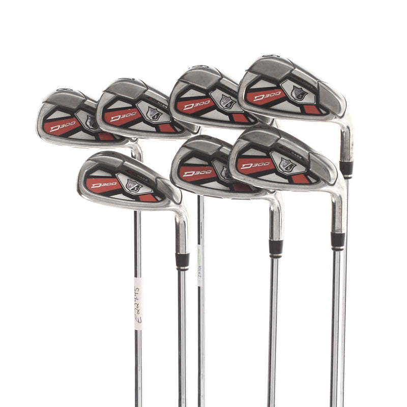 Wilson Staff D300 Steel Mens Right Hand Irons 5-SW Regular - True Temper
