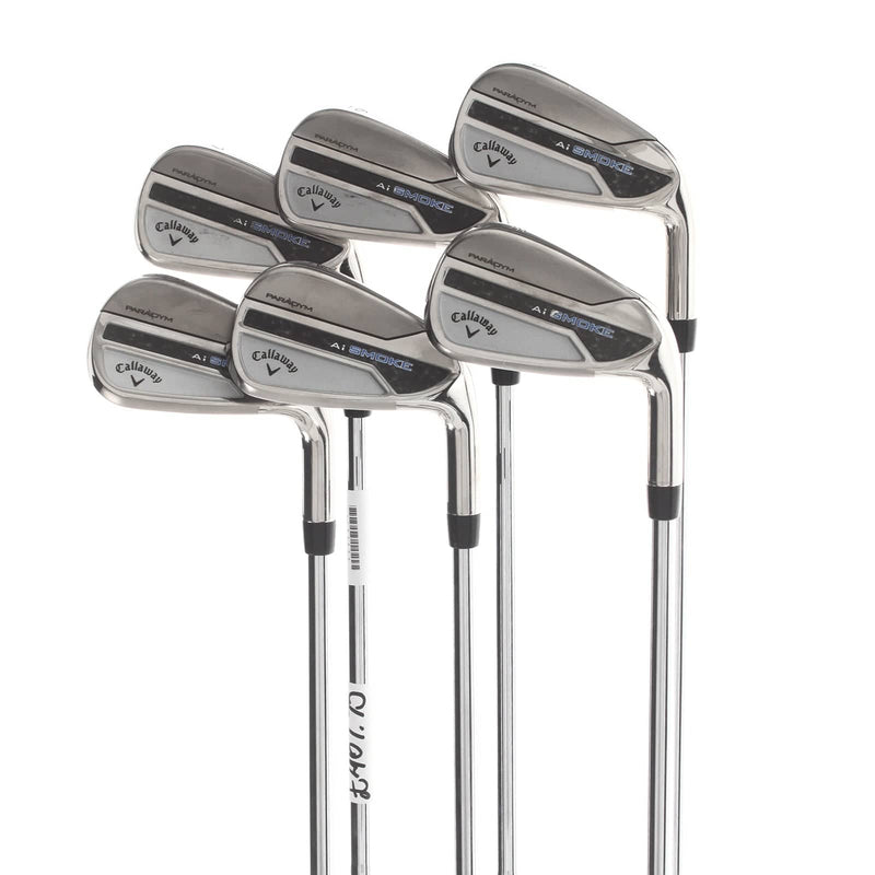 Callaway Paradym Ai-Smoke Steel Mens Right Hand Irons 5-PW Stiff - N.S. Pro 950GH