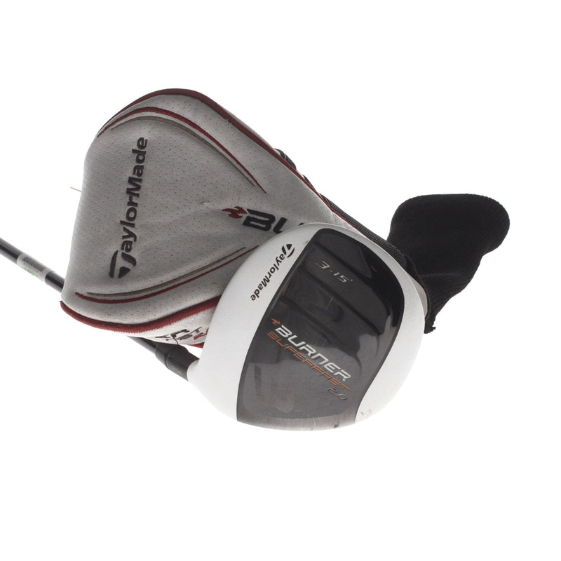 TaylorMade Burner Superfast 2.0 Graphite Mens Right Hand Fairway 3 Wood 15* Regular - Aldila XV