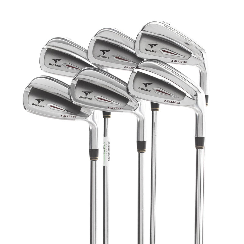 Tourstage X-Blade GR Steel Mens Right Hand Irons 5-PW Stiff - N.S.Pro 950GH