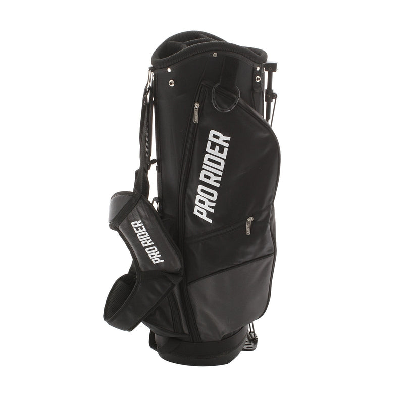 Pro Rider Stand Bag - Black/White