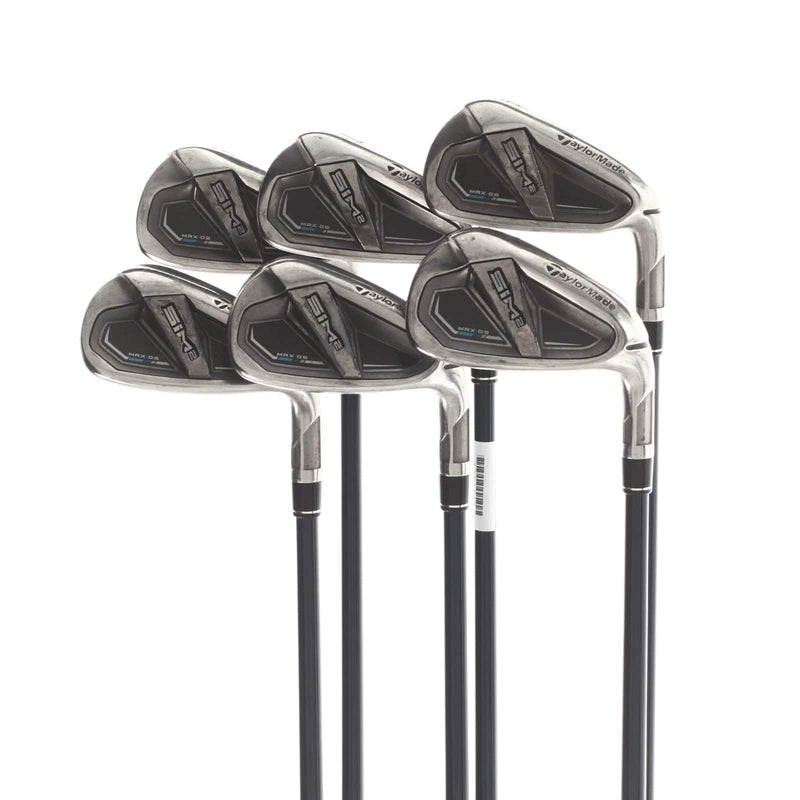 TaylorMade Sim2 Max OS Graphite Mens Right Hand Irons 6-AW Senior - Fujikura Ventus 5-A