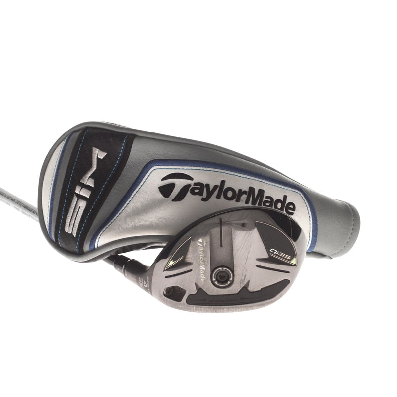 TaylorMade Qi35 Graphite Mens Right Hand 4 Hybrid 22* Stiff - HZRDUS RDX Smoke 6.0 80g HY