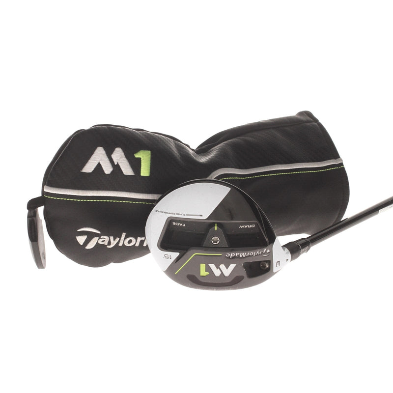 TaylorMade M1 Graphite Mens Left Hand Fairway 3 Wood 15* Stiff - Tensei AV Blue 65