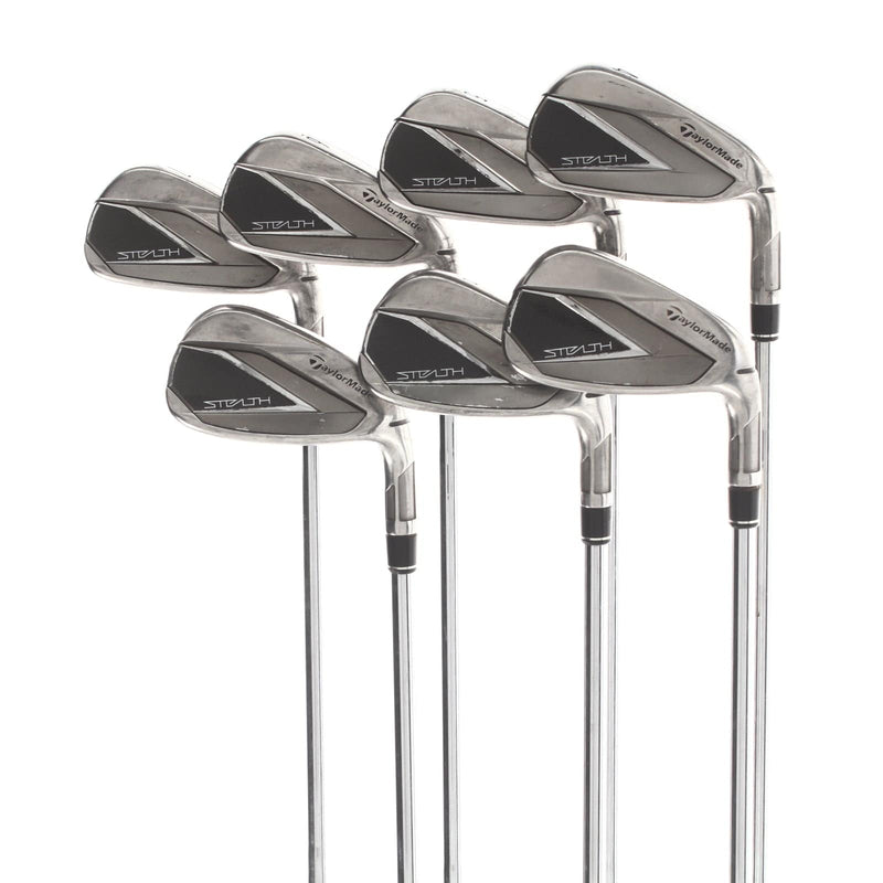 TaylorMade Stealth Steel Mens Right Hand Irons 4-PW Stiff - KBS Max 85