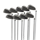 Wilson Deep Red Steel Mens Right Hand Irons 3-SW Regular - True Temper