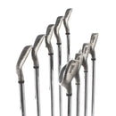 Wilson Deep Red Steel Mens Right Hand Irons 3-SW Regular - True Temper