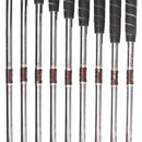 Wilson Deep Red Steel Mens Right Hand Irons 3-SW Regular - True Temper