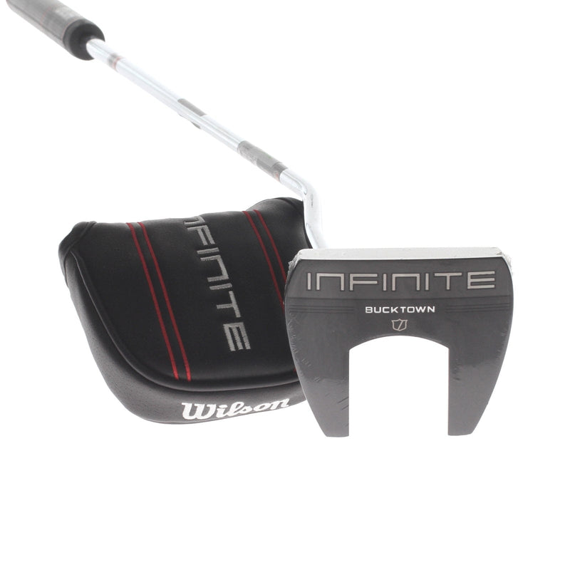 Wilson Staff Infinite Bucktown Mens Left Hand Putter 34" Mallet - Wilson Grip