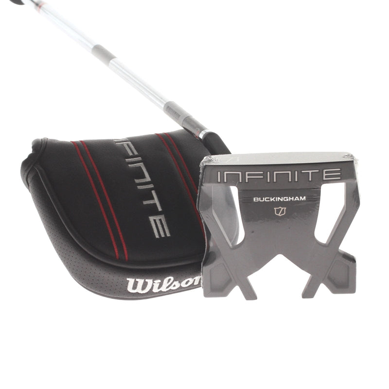 Wilson Staff Infinite Buckingham Mens Left Hand Putter 34" Mallet - Wilson Grip
