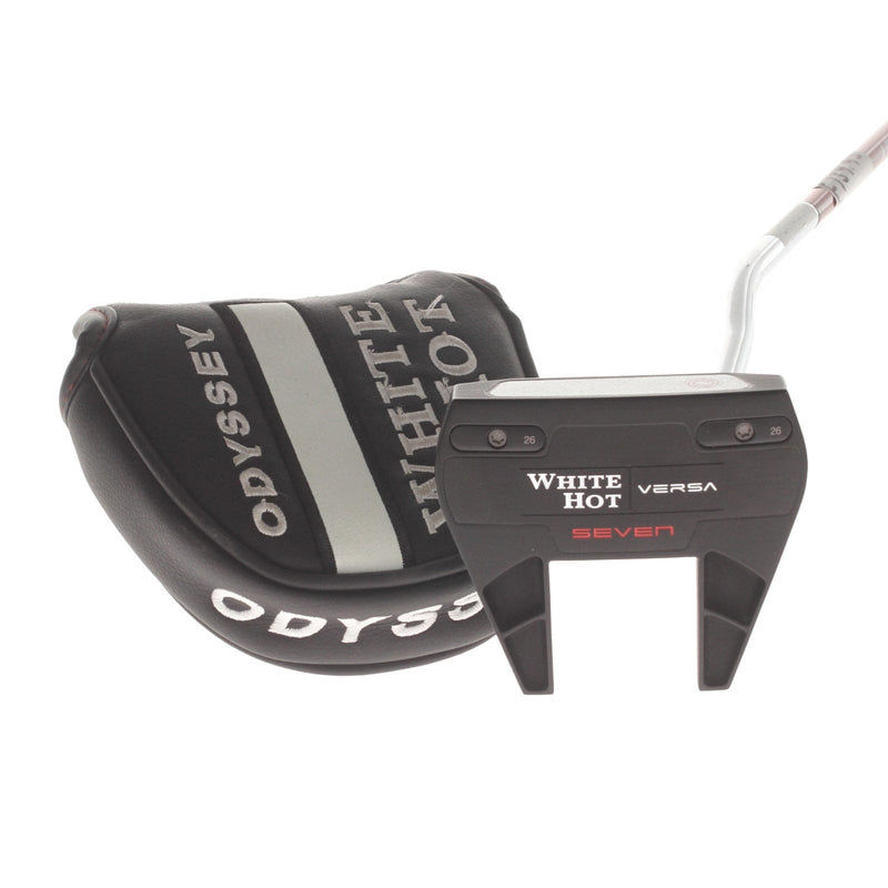Odyssey White Hot Versa Seven Mens Right Hand Putter 33.5" Mallet Stroke Lab 70 - Golf Pride Reverse Taper