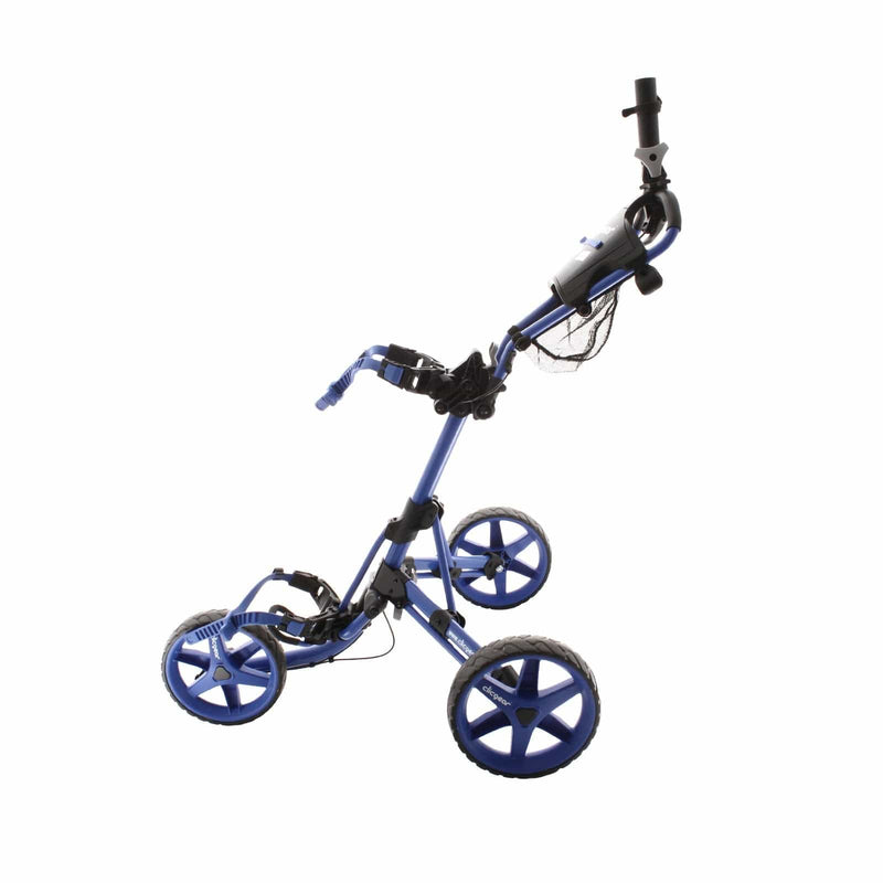 Clicgear 4 3-Wheel Push/Pull Trolley - Black/Blue