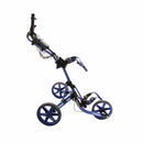 Clicgear 4 3-Wheel Push/Pull Trolley - Black/Blue