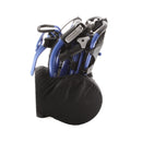 Clicgear 4 3-Wheel Push/Pull Trolley - Black/Blue