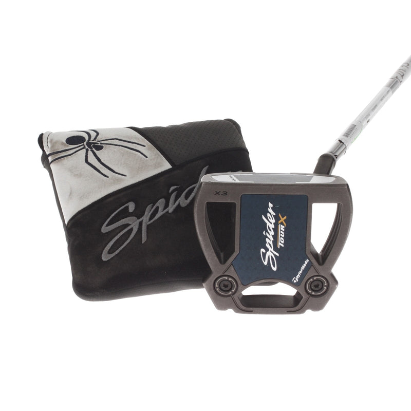 TaylorMade Spider Tour X Mens Right Hand Putter 34" Mallet KBS - Super Stroke Pistol 1.0