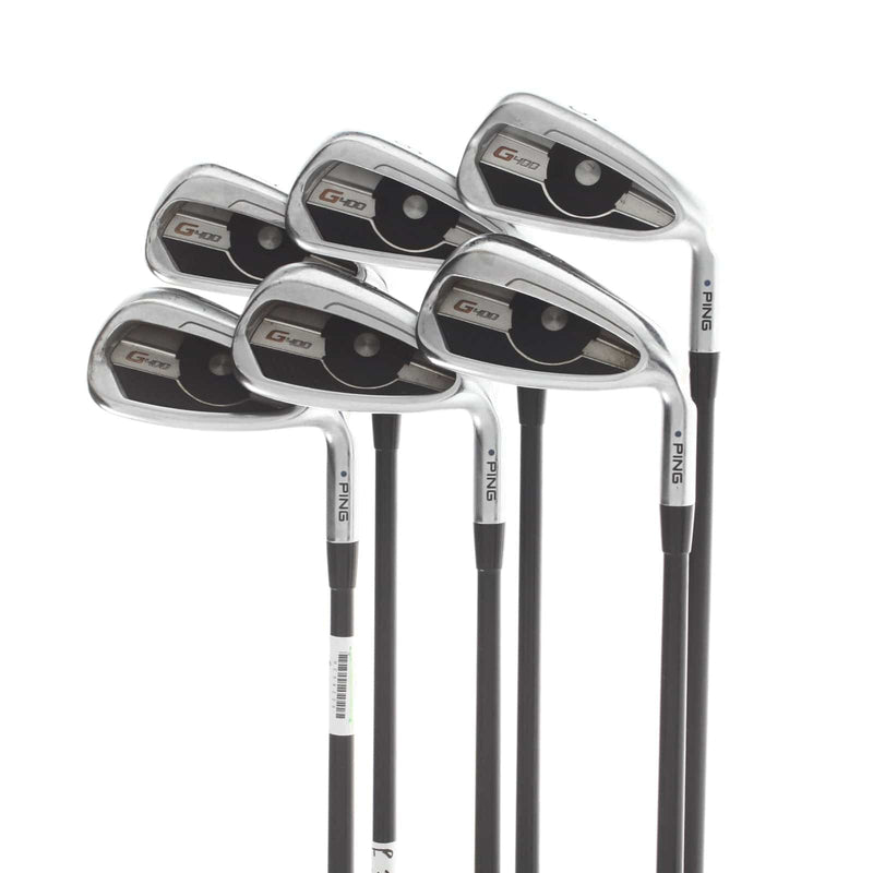 Ping G400 Graphite Mens Right Hand Irons 5-PW Blue Dot 1* Upright Regular - Alta CB