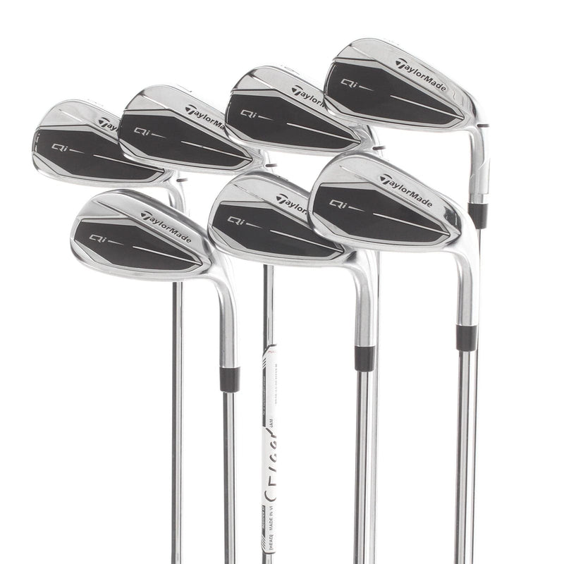 TaylorMade Qi Steel Mens Right Hand Irons 5-SW  Stiff - KBS Max MT 85