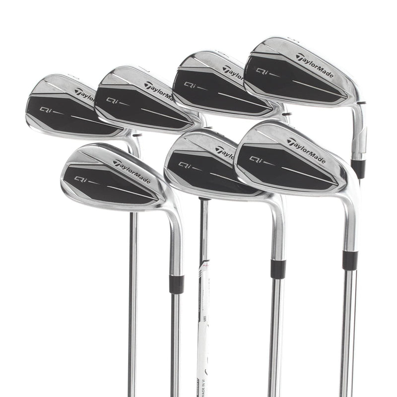 TaylorMade Qi Steel Mens Right Hand Irons 5-SW  Stiff - KBS Max MT 85