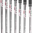 TaylorMade Qi Steel Mens Right Hand Irons 5-SW  Stiff - KBS Max MT 85