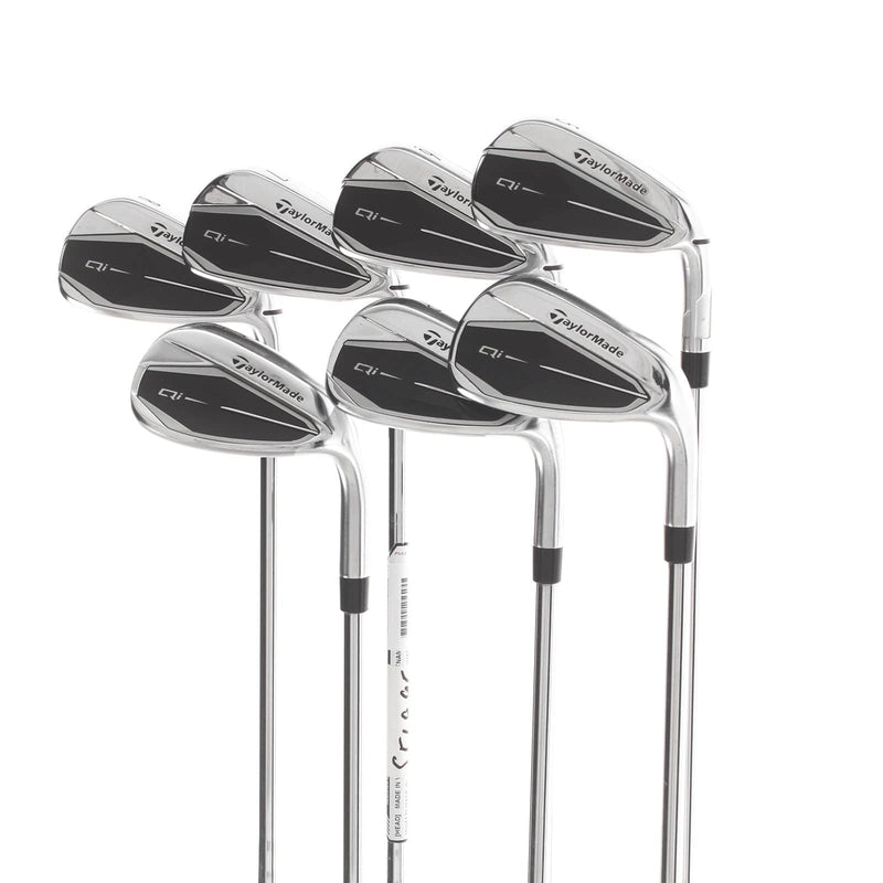 TaylorMade Qi Steel Mens Right Hand Irons 5-SW  Stiff - KBS Max MT 85