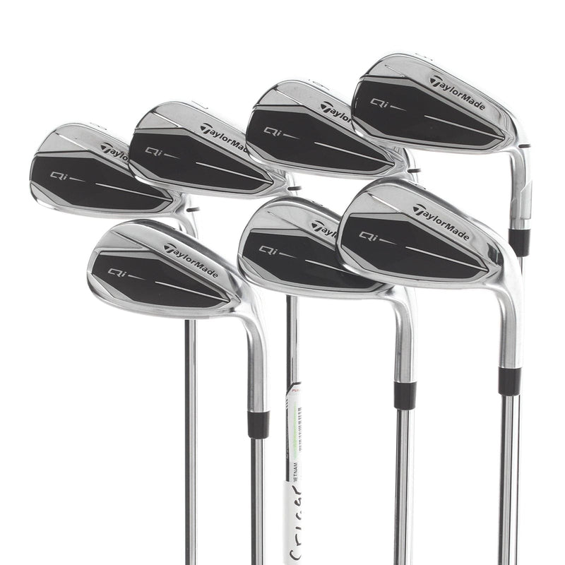 TaylorMade Qi Steel Mens Right Hand Irons 5-SW  Stiff - KBS Max MT 85