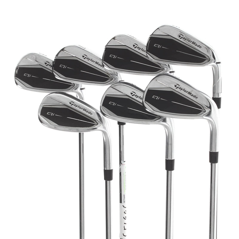 TaylorMade Qi Steel Mens Right Hand Irons 5-SW  Stiff - KBS Max MT 85