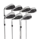 TaylorMade Qi Steel Mens Left Hand Irons 5-SW  Regular - KBS Max MT 85