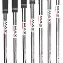TaylorMade Qi Steel Mens Left Hand Irons 5-SW  Regular - KBS Max MT 85