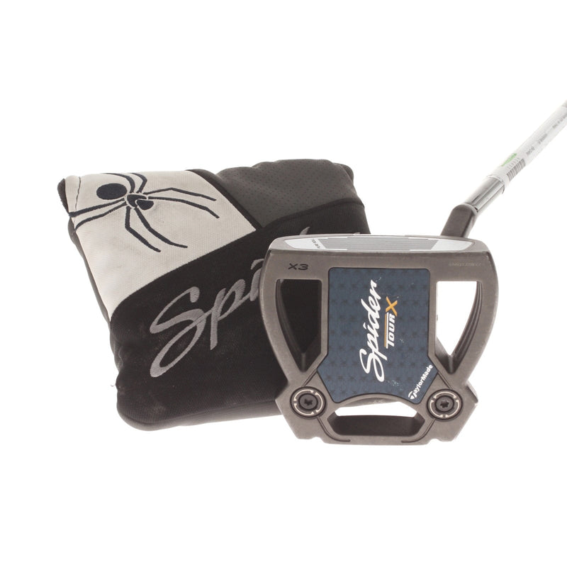 TaylorMade Spider Tour X Mens Right Hand Putter 34" Mallet KBS - Super Stroke Pistol 1.0