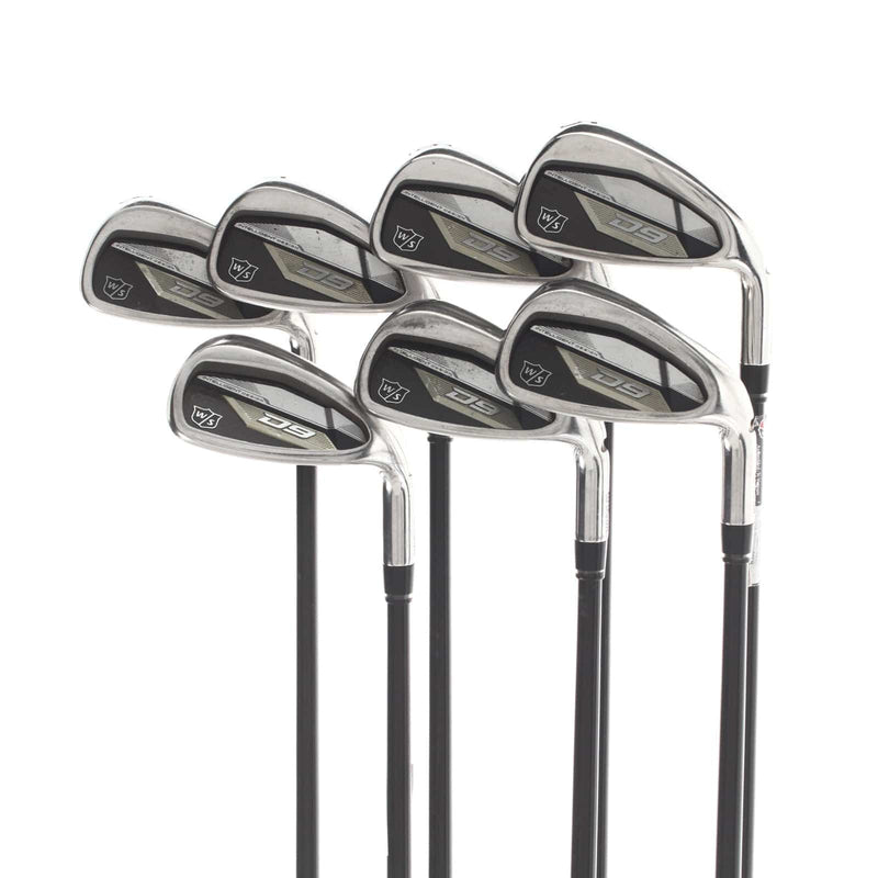 Wilson D9 Graphite Mens Right Hand Irons 5-SW Regular - Tensei AV Series White 60