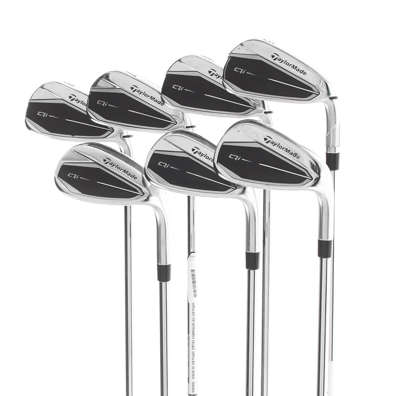 TaylorMade Qi Steel Mens Right Hand Irons 5-SW  Regular - KBS Max 85