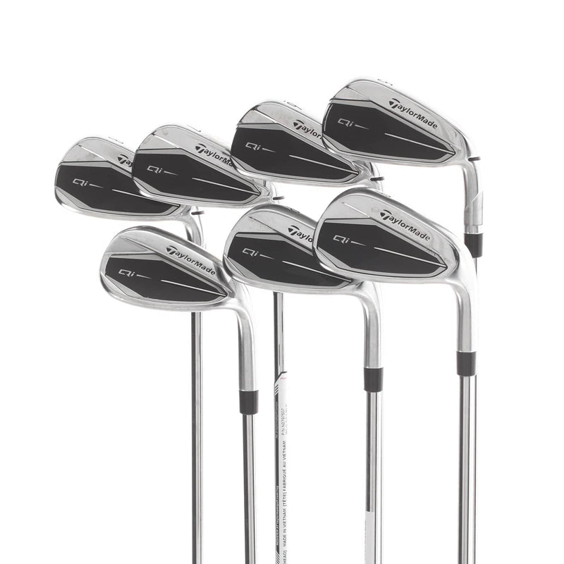 TaylorMade Qi Steel Mens Right Hand Irons 5-SW  Regular - KBS Max 85