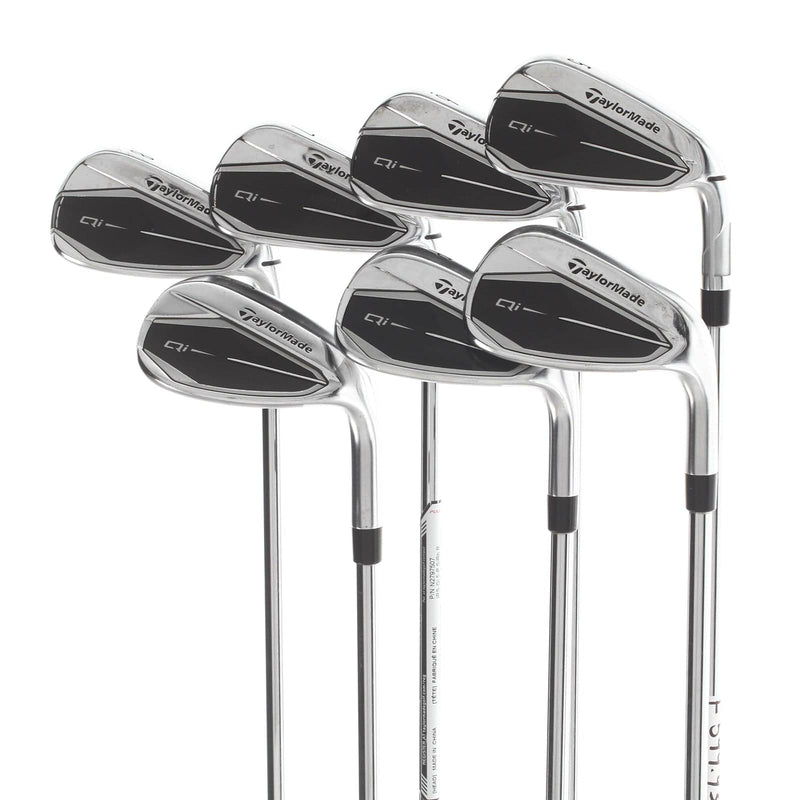 TaylorMade Qi Steel Mens Right Hand Irons 5-SW  Regular - KBS Max 85