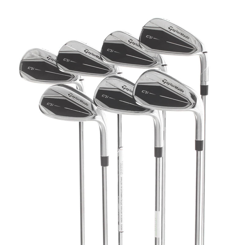 TaylorMade Qi Steel Mens Right Hand Irons 5-SW  Regular - KBS Max 85