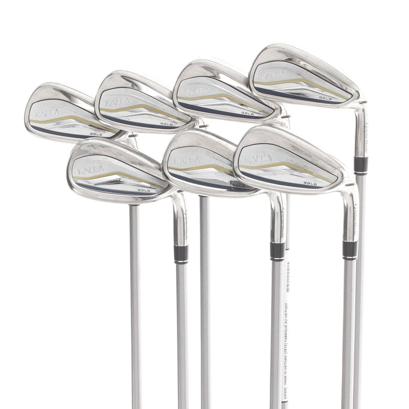 TaylorMade Kalea Graphite Ladies Right Hand Irons 6-AW+SW   - TaylorMade Kalea Gold 40