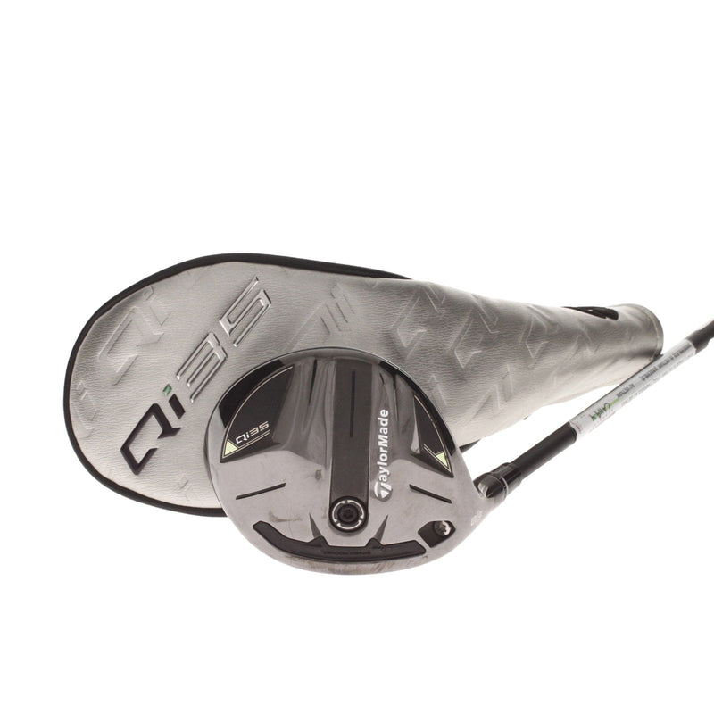 TaylorMade Qi35 Graphite Mens Left Hand Fairway 5 Wood 18* Regular - Fujikura Ventus FW 5-R