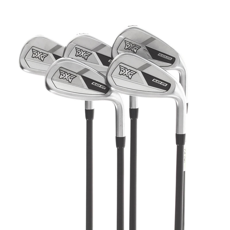 PXG Black Ops Graphite Mens Right Hand Irons 8-GW+SW Senior - Project X Cypher Fifty 5.0
