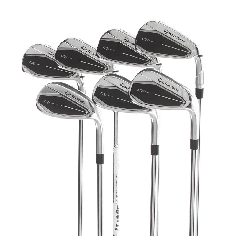 TaylorMade Qi Steel Mens Right Hand Irons 5-SW  Regular - KBS Max MT 85