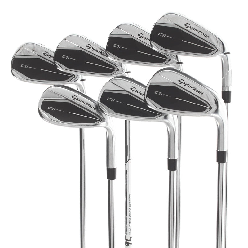 TaylorMade Qi Steel Mens Right Hand Irons 5-SW  Regular - KBS Max MT 85