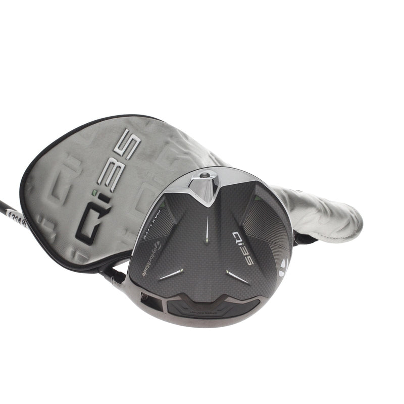 TaylorMade Qi35 Max Lite Graphite Mens Right Hand Driver 12* Soft Regular - Vanquish 4 R2